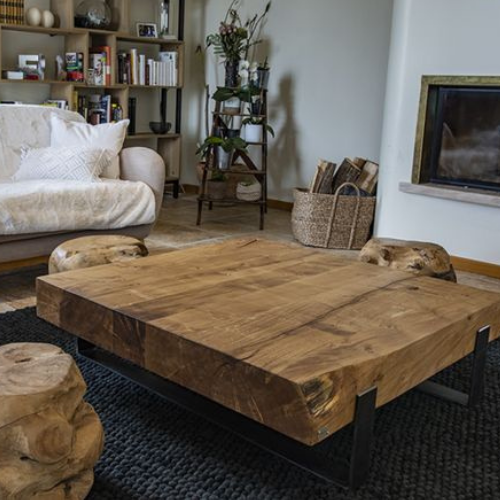 Table basse en chêne